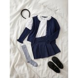 Sinsay Pamučni kardigan s ukrasnim volanima | shoptok.hr