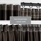 Restilo Rjava žametna zavesa za delno zatemnitev 140x270 cm – | Shoptok.si