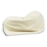 SLOWDOWN Kremno bela otroška vreča za sedenje iz tkanine bouclé Cocoon 80 – | Shoptok.si