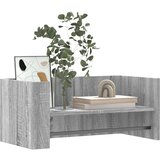 vidaXL Stenska polica siva sonoma 70,5x35x30,5 cm inženirski les | Shoptok.si