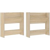  Zidni ormarići za cipele 2 kom boja hrasta 60x18x60 cm drveni | shoptok.hr