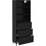  Highboard s ladicama Crni hrast 69,5 x 34 x 180 cm | shoptok.hr
