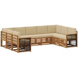  Set vanjskih sofa 7 kom. Prirodna | shoptok.hr