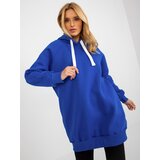 Fashion Hunters Women's Long Sweatshirt - Blue | shoptok.hr