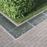  Re&amp;scaron;etka Srebrna 100 x 50 x 2 cm Vruće pocinčani čelik Slike