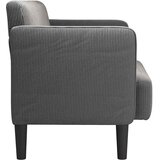  Dvosjed tamno siva 109 cm samtana tkanina | Eponuda.com