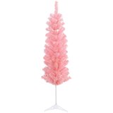  Umjetno vitko božićno drvce 150 cm PVC i čelik Ružičasta | shoptok.hr
