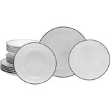 Creatable Jedilni Servis Luna Black Line, 18-Delni | Shoptok.si