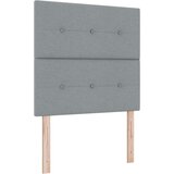  Naslon za glavu s gumbima svjetlosiva 90 cm tkanina | shoptok.hr