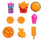 Mini Doll Fast Food Set Pizza Hamburger Table Chairs Accessories | Shoptok.si