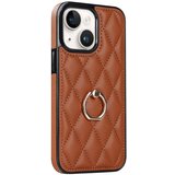 INORCO Za iPhone 13 6,1-palčni etui za telefon iz PU usnja+TPU z šivi v obliki romba, držalo za prstan, ovitek za telefon s stojalom, (22034768) Cene