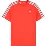 Adidas Tehnička sportska majica 'Essentials' crvena / bijela Cijene