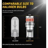Auxito T10 W5W LED sijalice 6500K bele žute crvene 360° CANBUS 2F13-T10-R2 | Eponuda.com