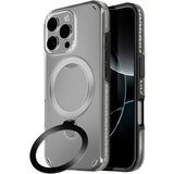 AVIZAR Ohišje MagSafe, odporno na udarce, za iPhone 16 Pro s stojalom, Črna, (5000015139) | Shoptok.si