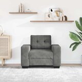 SOFA fotelja tamno siva 100x78x80 cm baršun | shoptok.hr