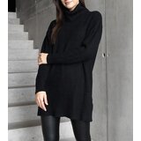 Gemre Long black soft turtleneck sweater Kali | shoptok.hr