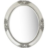 vidaXL Zidno ogledalo u baroknom stilu 50 x 60 cm srebrno | shoptok.hr