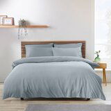 Catherine Lansfield Modra/siva posteljnina za zakonsko posteljo iz mikrovlaken 200x200 cm So Soft Easy Iron – | Shoptok.si