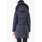 Dewberry Z6668 WOMEN'S COAT-NAVY BLUE | shoptok.hr