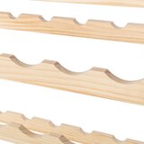 Compactor Držalo za vino iz masivnega bora v naravni barvi število steklenic 54 60x121x27 cm Luana – | Shoptok.si