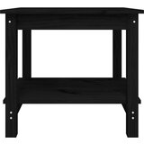  Klubska mizica črna 50x50x45 trdna borovina, (20711284) | Shoptok.si