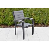 Gardenson VRTNA GARNITURA PISA aluminij barve grafita, siva | Shoptok.si