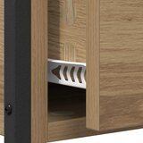  Konzolna stolica s ladicama Umjetnički hrast 100 x 40 x 75 cm | shoptok.hr