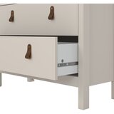 Tvilum Sivo-bež vitrina 78x199x33 cm Madrid – | Shoptok.si