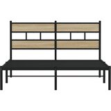  Metalni okvir kreveta bez madraca boja hrasta sonome 160x200 cm | shoptok.hr