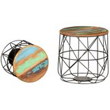 Furnova Klubske mizice 2 kosa trden predelan les, (21913520) | Shoptok.si