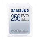 Samsung sdxc 256GB, evo plus, speeds up to 130MB/s, UHS-1 speed class 3 (U3) and class 10 for 4K video Cene