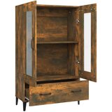  Komoda boja dimljenog hrasta 70 x 31 x 115 cm konstruirano drvo | shoptok.hr