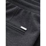 Ombre Men's structured knit elastic waistband short shorts - graphite | Eponuda.ba