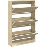 vidaXL omarica za čevlje sonoma hrast 80x21x125,5 cm inženirski les | Shoptok.si