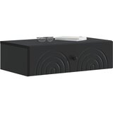 Stolna montirana na zid Crna 59 x 34,5 x 17 cm | shoptok.hr