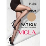 Raj-Pol Woman's Tights Pation Viola 15 DEN Daino Cene