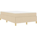  Postelja z vzmetnico Bela in smetana 120 x 190 cm Poliester, (5000126782) | Shoptok.si