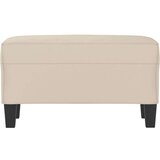 vidaXL Klupa krem 70 x 35 x 41 cm od mikrovlakana - Krema 70 x 35 x 41 cm | shoptok.hr