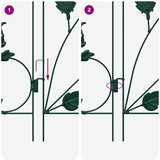  Vrtna Ograda 5 pcs Zelena Čelik | shoptok.hr