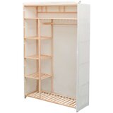  Garderobni Ormar od Tekstila i Borovine 110x40x170 cm | Eponuda.com