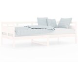  Dnevni ležaj bijeli od masivne borovine 90 x 200 cm | shoptok.hr