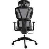 BIT FORCE ROYAL LM-2D uredska stolica, PU koža, 2D naslon za ruke, nosivost 140kg, crno/siva | shoptok.hr