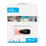 Pny USB stick Attaché 4 Pastel, 64GB, USB2.0, rozi
