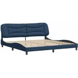  Okvir za krevet bez madraca Hvar plavi 200x200 cm od tkanine | shoptok.hr
