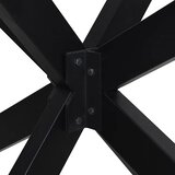  Noge blagovaonskog stola u obliku pauka crne 85x85x(72-73) cm čelik | shoptok.hr