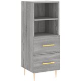 Maison Chic Komoda - Predalnik siva sonoma 34,5x34x90 cm inženirski les, (21717959) Cene