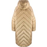 Pri Long jacket women's coat with diagonal quilting Warm LUCY | shoptok.hr