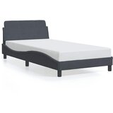  Okvir za krevet Dover tamnosivi 100x200 cm baršunasti | Eponuda.com