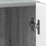  Noćni ormar Siva sonoma 43 x 34,5 x 47 cm Konstruirano drvo | shoptok.hr