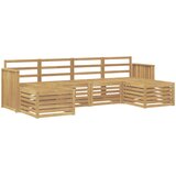 Set vanjskih sofa 6 pcs Bijela 249 x 122,5 x 73 cm | shoptok.hr
